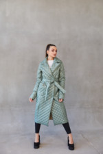 Демисезонный плащ Mila Nova ПВ-285 оливка