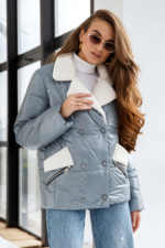 Демисезонная Куртка Mila Nova К-239 голубой