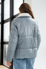 Демисезонная Куртка Mila Nova К-239 голубой — изображение 3