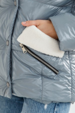 Демисезонная Куртка Mila Nova К-239 голубой — изображение 5