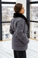 Куртка К-199н серый Mila Nova — изображение 4