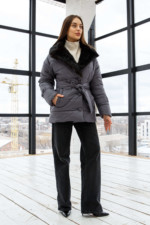 Куртка К-199н серый Mila Nova — изображение 2