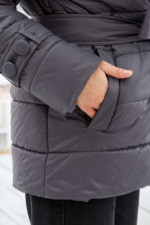 Куртка К-199н серый Mila Nova — изображение 7