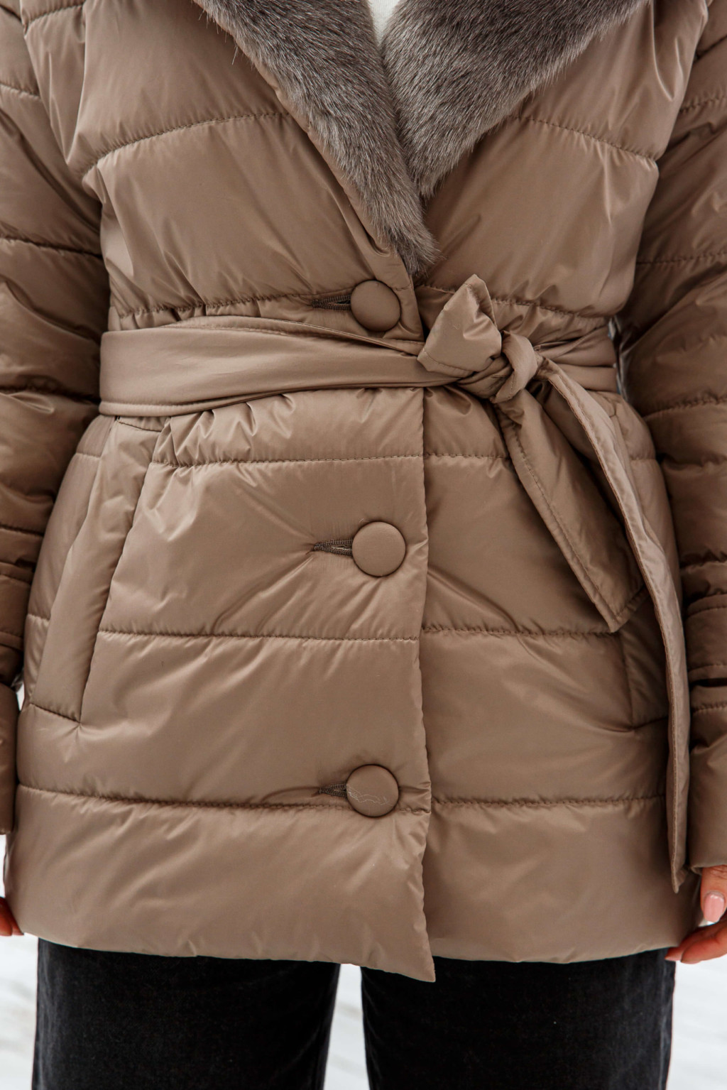 Куртка К-199н капучино Mila Nova — изображение 6