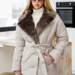 Куртка К-199н молоко Mila Nova