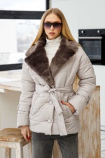 Куртка К-199н молоко Mila Nova