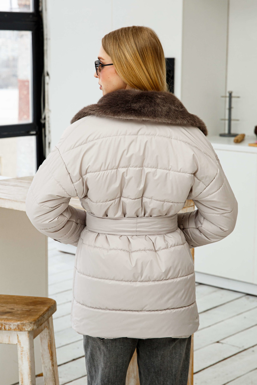 Куртка К-199н молоко Mila Nova — изображение 3