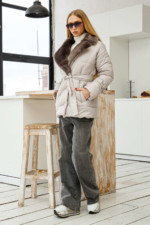 Куртка К-199н молоко Mila Nova — изображение 2