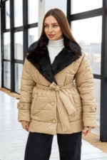 Куртка К-199н кэмел Mila Nova