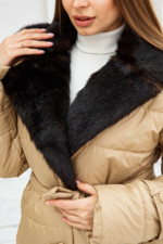 Куртка К-199н кэмел Mila Nova — изображение 4