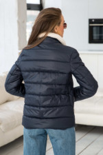 Демисезонная Куртка Mila Nova К-234 синий — изображение 3