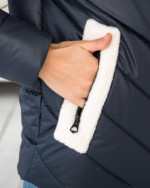 Демисезонная Куртка Mila Nova К-234 синий — изображение 6