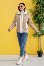 Демисезонная Куртка Mila Nova К-234 кемел — изображение 2