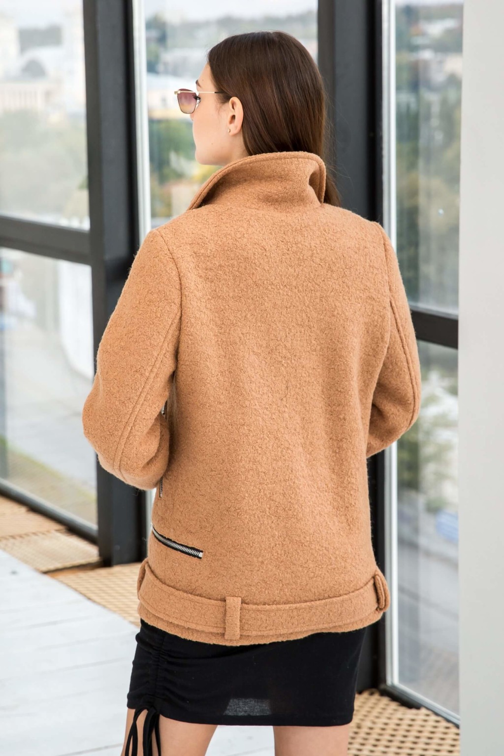 Демисезонная Куртка Mila Nova К-237 бежевый — изображение 3