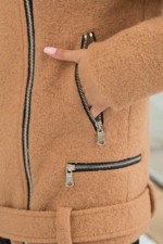 Демисезонная Куртка Mila Nova К-237 бежевый — изображение 4