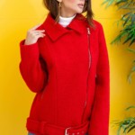 Демисезонная Куртка Mila Nova К-237 красный