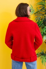 Демисезонная Куртка Mila Nova К-237 красный — изображение 3