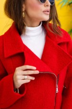 Демисезонная Куртка Mila Nova К-237 красный — изображение 4