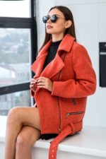 Демисезонная Куртка Mila Nova К-237 терракот — изображение 2