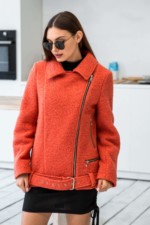 Демисезонная Куртка Mila Nova К-237 терракот — изображение 3