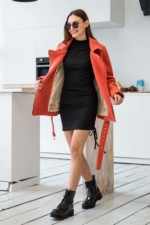 Демисезонная Куртка Mila Nova К-237 терракот — изображение 6