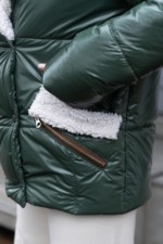 Демисезонная Куртка Mila Nova К-239 зеленый — изображение 7