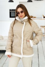Демисезонная Куртка Mila Nova К-254 бежевый