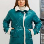 Демисезонная Куртка Mila Nova К-254 бирюза