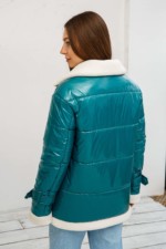 Демисезонная Куртка Mila Nova К-254 бирюза — изображение 4