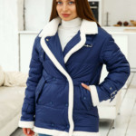 Демисезонная Куртка Mila Nova К-254 синий