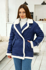 Демисезонная Куртка Mila Nova К-254 синий