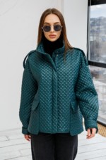 Демисезонная Куртка Mila Nova К-257 зеленый