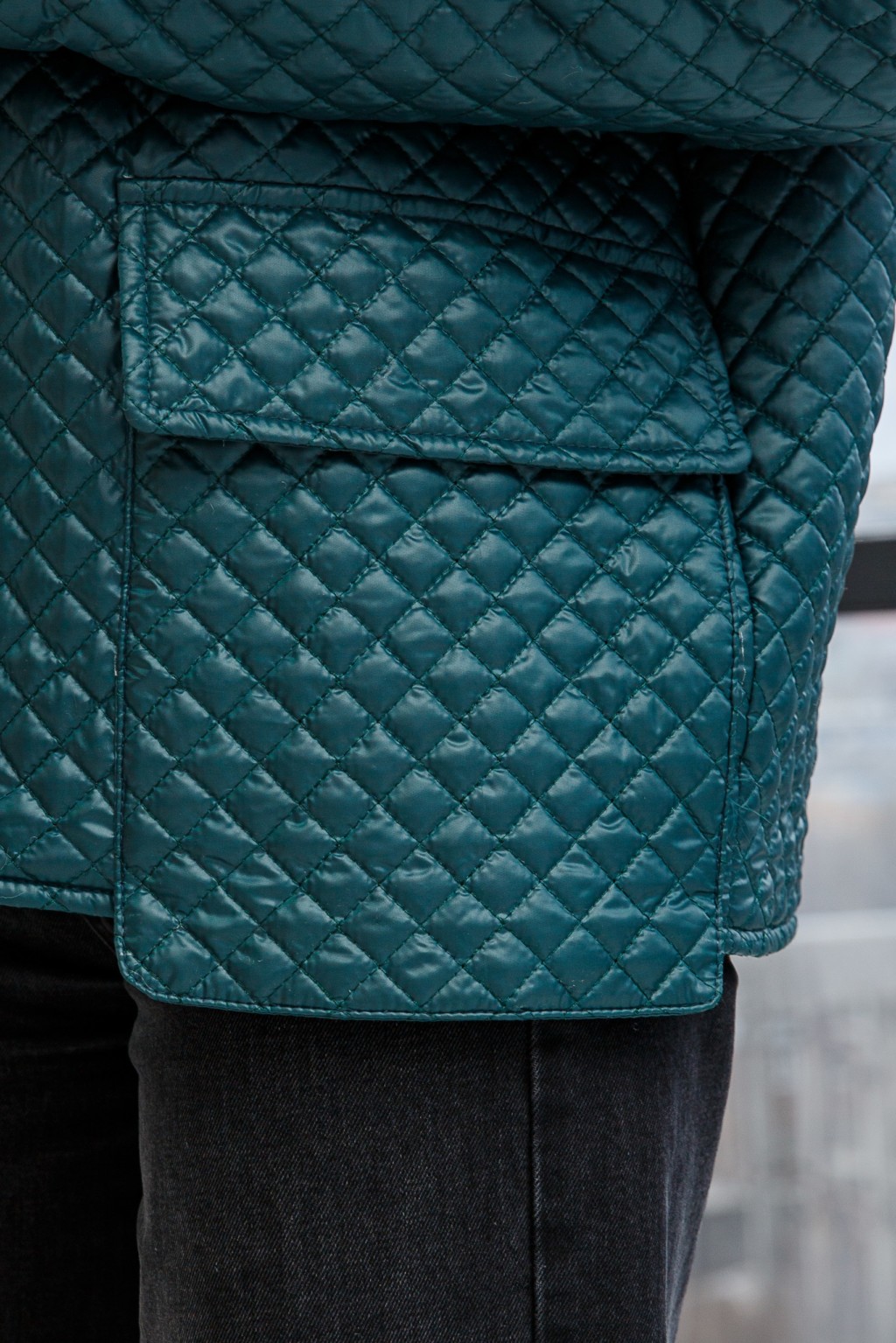 Демисезонная Куртка Mila Nova К-257 зеленый — изображение 7