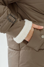 Демисезонная Куртка Mila Nova К-254 капучино — изображение 7