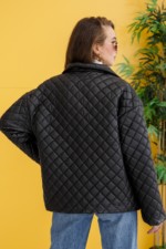 Демисезонная Куртка Mila Nova К-261 черный — изображение 3