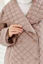 Демисезонная Куртка Mila Nova К-261 капучино — изображение 4