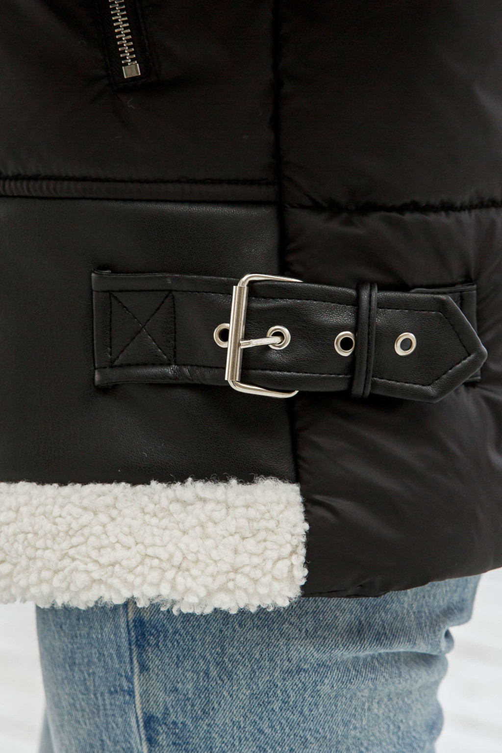 Зимняя Куртка Mila Nova К-276 черный — изображение 8