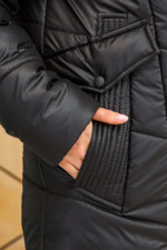 Демисезонная Куртка Mila Nova К-278 черный — изображение 6