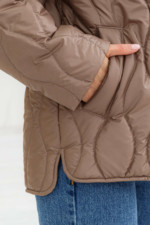 Демисезонная Куртка Mila Nova К-279 капучино — изображение 5