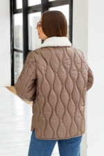 Демисезонная Куртка Mila Nova К-279 капучино — изображение 4
