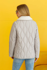 Демисезонная Куртка Mila Nova К-279 молоко — изображение 3