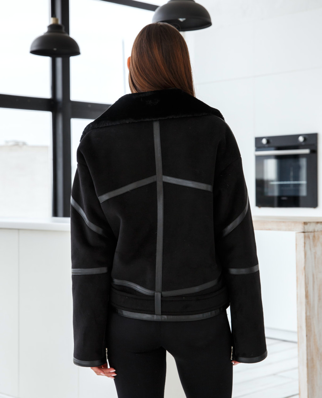 Дубленка Д-201  черный — изображение 7