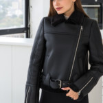 Дубленка Д-181 черный+черный