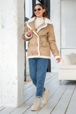 Демисезонная Куртка Mila Nova К-254 кемел