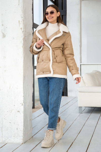 Демисезонная Куртка Mila Nova К-254 кемел