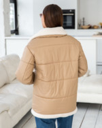 Демисезонная Куртка Mila Nova К-254 кемел — изображение 4