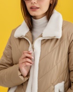 Демисезонная Куртка Mila Nova К-234 кемел — изображение 6