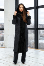 Демисезонный Плащ Mila Nova ПВ-131кап.обр черный