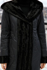 Демисезонный Плащ Mila Nova ПВ-131кап.обр черный — изображение 7