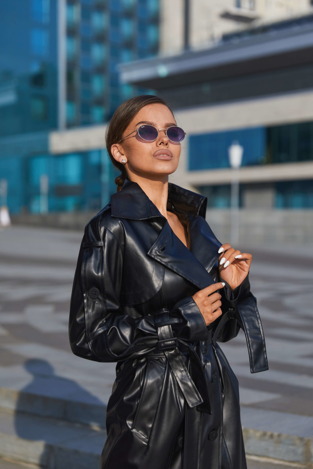 Демисезонный тренч Mila Nova ПВ-180 черный — изображение 5